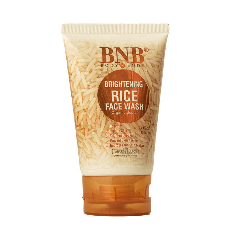 BNB Rice Extract Bright & Glow Kit ( Rice Face Wash + Rice Scrub + Rice Mask )